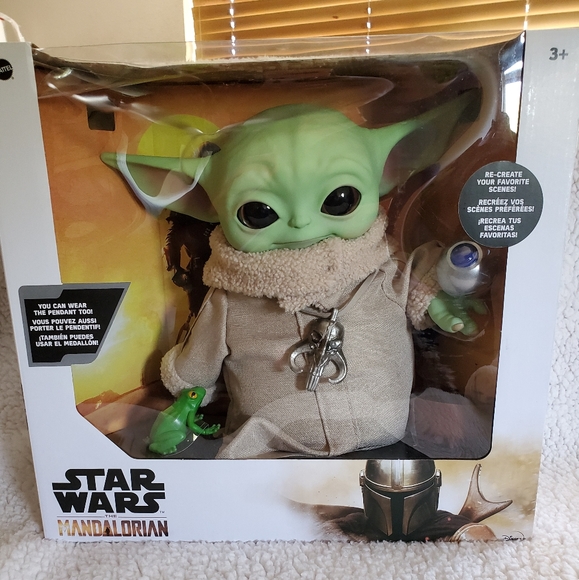 Mattel Baby Yoda Mandalorian Grogu Figure Adventure Bundle Star Wars Disney - Picture 1 of 9